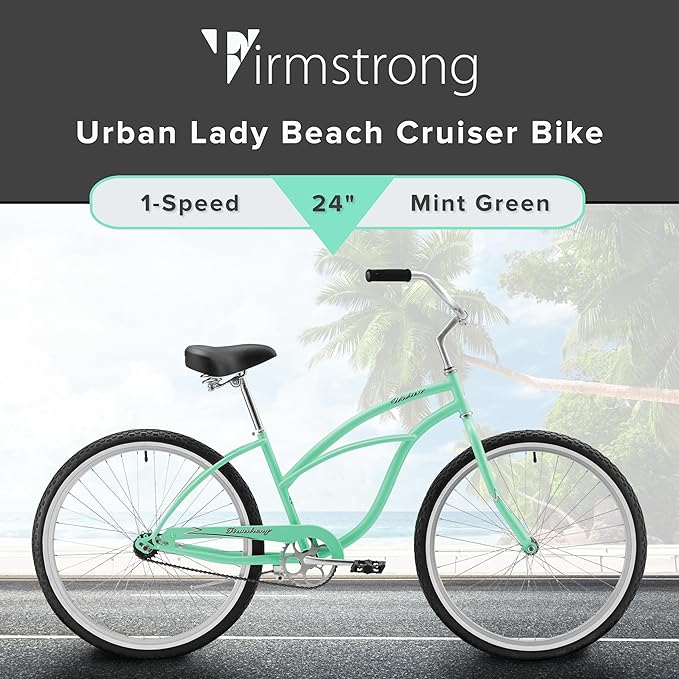sixthreezero Urban Lady Beach Cruiser Bike, Women's 3 Speed Hybrid Bicycle