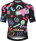 LAMEDA Men's Cycling Jersey Breathable Lightweight Bike Jersey for Men Cycling Short Sleeve Elastic Road Bike Shirt