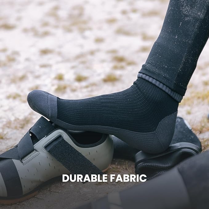 GripGrab Merino-Lined Waterproof Winter Cycling Socks Thick Warm Thermal Padded Insulating Durable Bicycle Bike Sock