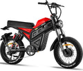 FREESKY 4000W Dual Motor Electric Dirt Bike for Adult,2880WH 60AH Battery Up to 40MPH & 200Mile Long Range Moped Ebike,20" Fat Tires All Terrain Mountain E bike,Full Suspension AWD Electric Motorcycle