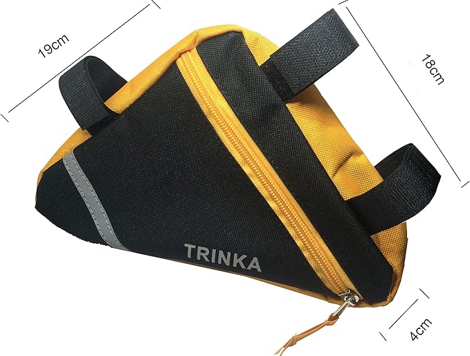 MOOCY Bike Bag, Bicycle Frame Bag,Cycling Accessories Pack for Phone, Wallet, Keys, Tools, Use for Road Bike MTB Commute Bicycle Bike Accessories