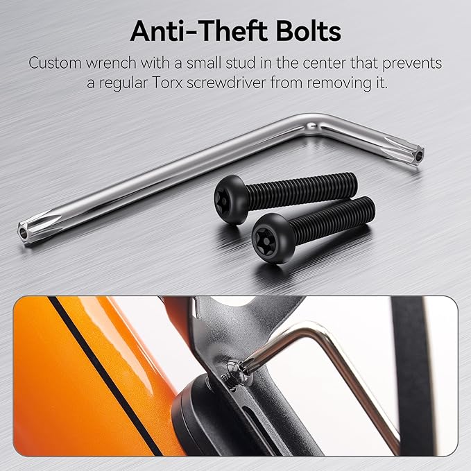 CITYWAY for SmartTag2 Bike Mount, IPX8 Waterproof Bike GPS Tracker Holder for Galaxy Smart tag2, Hidden Under Bottle Cage or Alone, Extended M5 Black Safety Screws with Driver (1 Pack-Black)