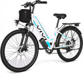 Vivi Electric Bike for Adults 1000W Peak Commuter Ebike, 26" Electric City Cruiser Bicycle 22MPH Ebikes for Adults with 48V Removable Battery, Up to 50 Miles, 7 Speed, SGS Certified to UL2849 | 750W Peak Motor, 22MPH, Up to 50 Miles, LCD-Display, Cruis...