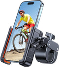 Coolpow Bike Phone Holder for Bike【Camera Friendly】 Ultra Stable Motorcycle Phone Mount【1s Lock】 Bike Cell Phone Holder Clamp for iPhone 17 Pro Max 16 15 14, All 4.7-7" Smartphones