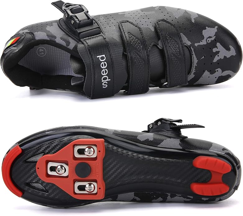 Unisex Cycling Shoes Compatible with pelaton Indoor Road Bike Riding Shoes for Men and Women Delta Cleats Clip Outdoor Pedal