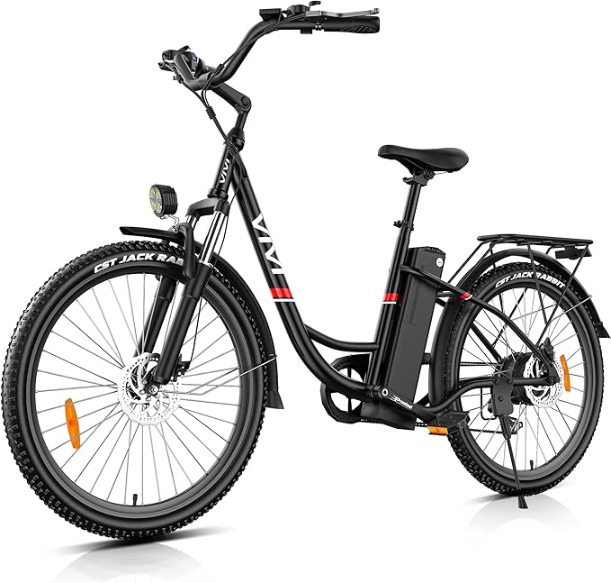 Vivi Electric Bike for Adults 1000W Peak Ebike with Removable Battery, 26'' Electric Commuter Bike 22MPH & 50 Miles Adult Electric Bicycles with Cruise Control, LCD Display, SGS Certified to UL2849