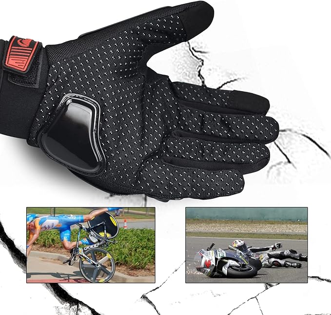 Motorcycle Gloves for Women Touch Screen Summer Motorbike Dirt Bike Full Finger Gloves Road Racing, Cycling, Climbing Motocross