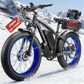 9000W Peak AWD-Ebike-Dual-Motor-Electric-Bike for Adults-Men, 52V 1768Wh Dual-Motor-Ebike 42-46M PH-Hunting-Ebike Long Range Dirtbike, 24"*4.0" Fat-Tire-Electric-Bicycle Mountain Bike Snow