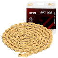 BUCKLOS 6/7/8/9/10/11/12 Speed Bike Chain, High Performance Lightweight Bicycle Chains for Road Bike/Mountain Bike/Ebike,Compatible with Shimano, SRAM, Campagnolo Silver/Gold