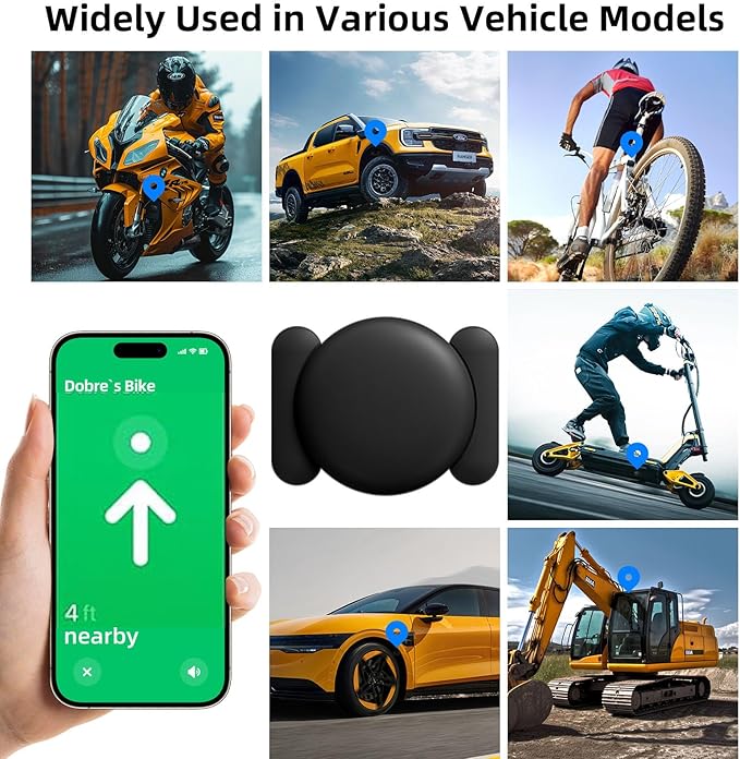 Mini GPS Tracker for Vehicles – Hidden Magnetic Car Tracker Device, Real-Time GPS Tracking for Kids, Car, Pets, No Monthly Fee, Works with Apple Find My and Google Find Hub, Vehicle Locator