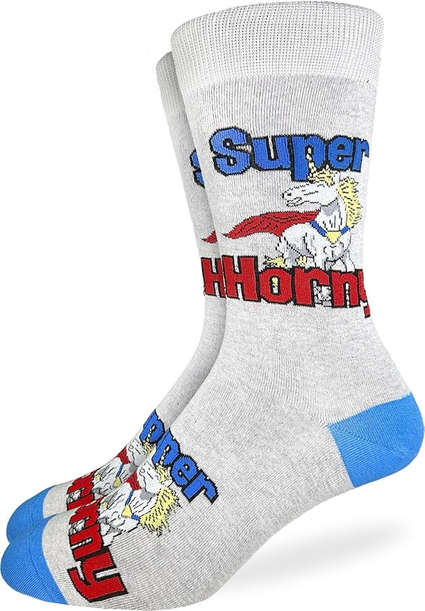 Good Luck Sock Novelty Crew Socks for Adults - For Men, Women and Teens