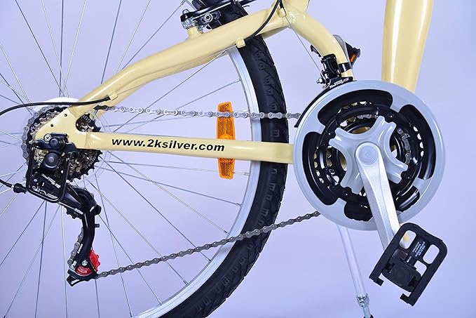 Columba 26 Inch Alloy Folding Bike w.18 Speed & Double Suspension
