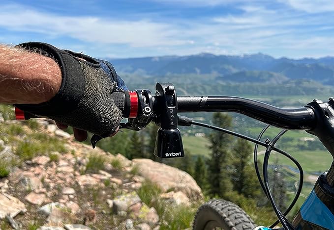 Timber Mountain Bike Bell - Quick Release Model Yew! - Multi-use MTB Trail Bell with Dual Modes