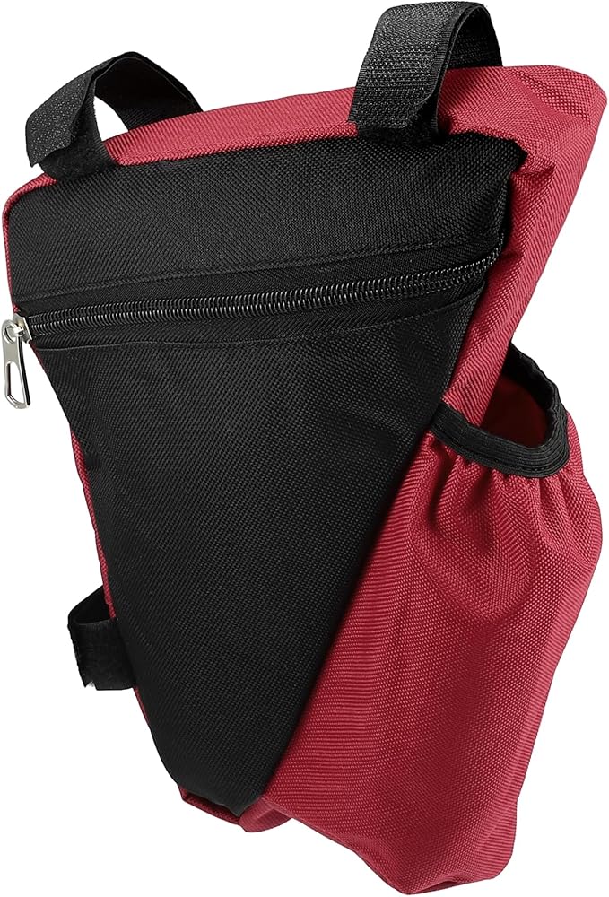 X AUTOHAUX Bike Triangle Frame Bag with Bottle Holder Cycling Storage Bag for Road Mountain Bikes