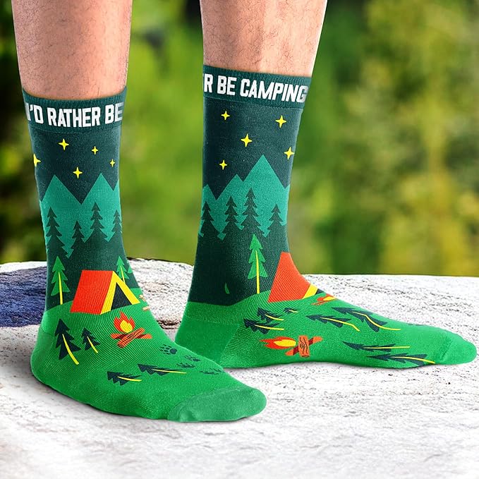 VICRAZY Hiking, Cycling, Camping Socks for Men, Women - Hiking, Bicycle, Camping, Bike Accessories, Stocking Stuffers