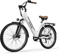 ACTBEST Core-Swept Electric Bike for Adults - 468Wh Removable Battery, Peak 750W Brushless Motor Cityrun Ebike,Up to 50 Miles, 26" Step Thru Commuter Electric Bicycle, with 7 Speed, E-Bikes