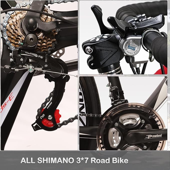 Road Bike 54CM Frame Mens Bikes 21 Speed Bicycle 700C Wheels