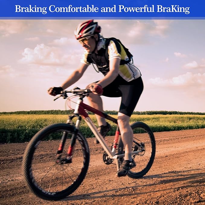 BBTO 16 Pairs Bike Brake Pads Disc Brake Pads with Installation Tools Bicycle Brake Pads for Ebike Mountain Bike