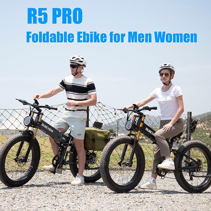 Electric Bike for Adults 1500W Peak 30 MPH E-Bike 70-140 Mile, 48V 20/40 Ah Removable Battery, 26" Fat Tire Electric Dirt Bike, Full Suspension, Dual Hydraulic Disc Brakes, 7 Speed