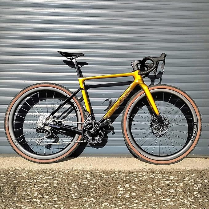 ICAN 700C G24SL-1297g/G25SL-1352g Carbon Gravel Bike Wheelset Disc Brake 40mm Depth/50mm Depth-25mm Inner Width
