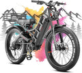 eAhora 2025 Latest Romeo Pro 3/2/Pro 5600W/50Mph 4000W/46Mph Dual Motor Electric Bike for Adults, 60V/80Ah 52V/70Ah 250+Miles Long Range Ebike 26''*4.0 Fat Tire Full Suspension Off-Road Ebike, UL2849