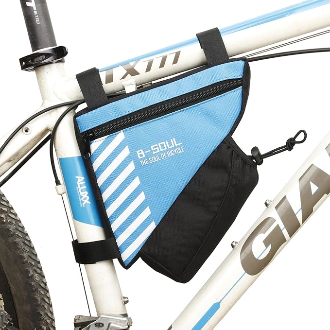 UPANBIKE Triangle Frame Bag - 1.5L Polyester Storage Bag for Road and Mountain Bikes