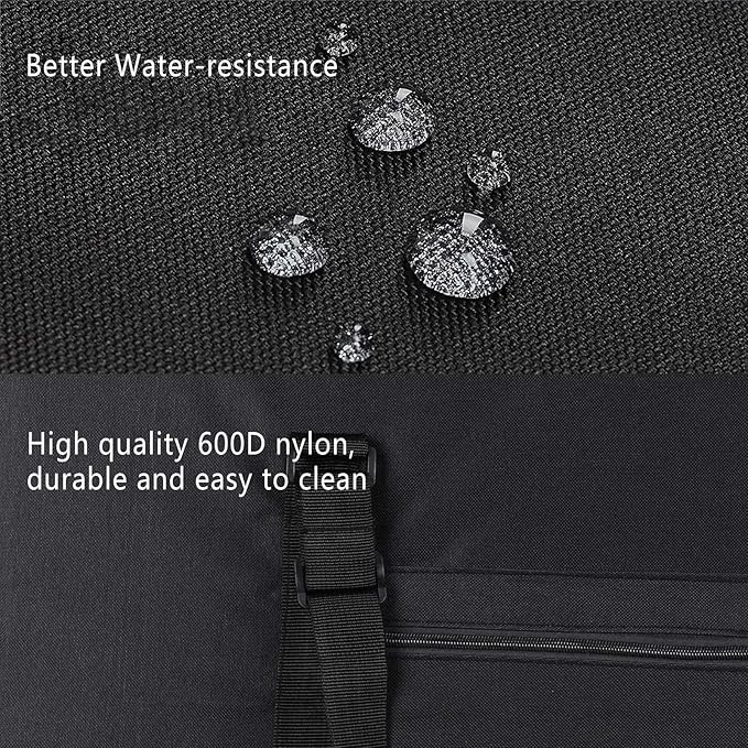 CamGo 20 Inch Folding Bike Bag - Waterproof Bicycle Travel Case Outdoors Bike Transport Bag for Cars Train Air Travel (Black, 20 inch)