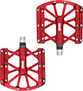UFOR Platform Bike Pedals – Lightweight Anti-Slip MTB Pedals with Sealed Bearings & Traction Pins, Wide Flat Design for Mountain, BMX, Urban Cycling