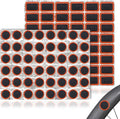 96PCS Tire Patch,Parches para Bicicleta,Rubber Bike Patch Kit,Inner Tube Patch Kit,Outdoor Cycling Bicycle Tire Tool for Road Mountain Bikes Motorcycle