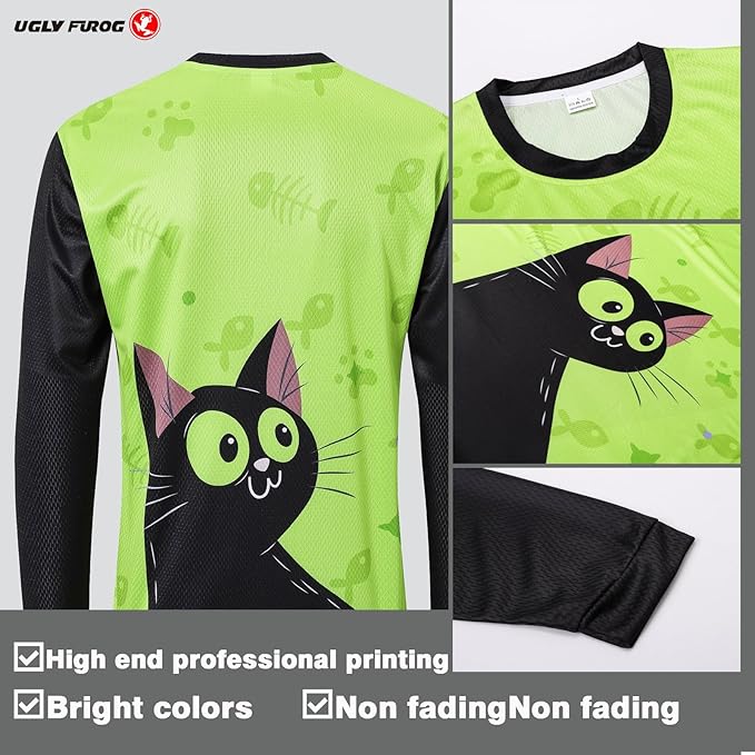 UGLY FROG Bike Wear Long Sleeve Men's Classic Fashion Cycling Downhill Jersey Sportswear Clothing