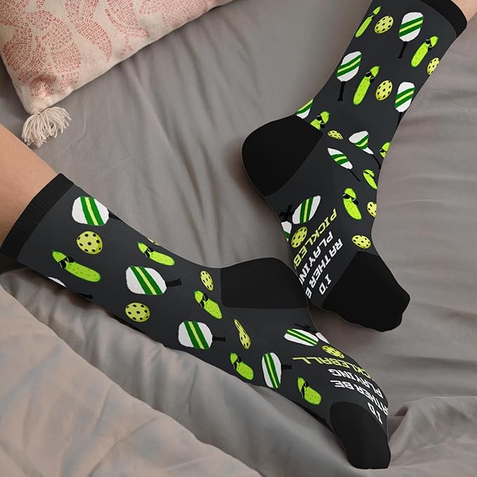 FOURSTUFF Ski, Cycling, Basketball, Golf, Pickleball, Softball, Volleyball, Wrestling, Soccer - Sports Socks for Women Men