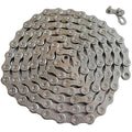 9 Speed Bike Chain, Bicycle Racing Chain 1/2 x 11/128 Inch for Road Mountain Cycling BMX 116 Links