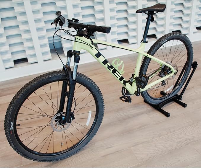 Lumintrail Bike Floor Foldable Storage Stand for Mountain and Road Bicycle Indoor Outdoor Garage Storage