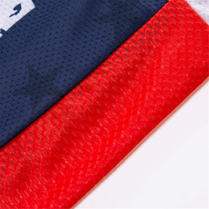 Cycling Jerseys Men Bicycle Short Sleeve Summer Shirt Bike Biking Tops Riding Clothing Flag
