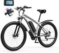 E·Bycco 34 MPH 70 Miles Long Range 1000W Electric Bike for Adults – 29" Tire 48V 17.5Ah Removable Battery, 21 Speed, Fast City Commuter Pedal Assist E-Bike for Snow Sand, E8