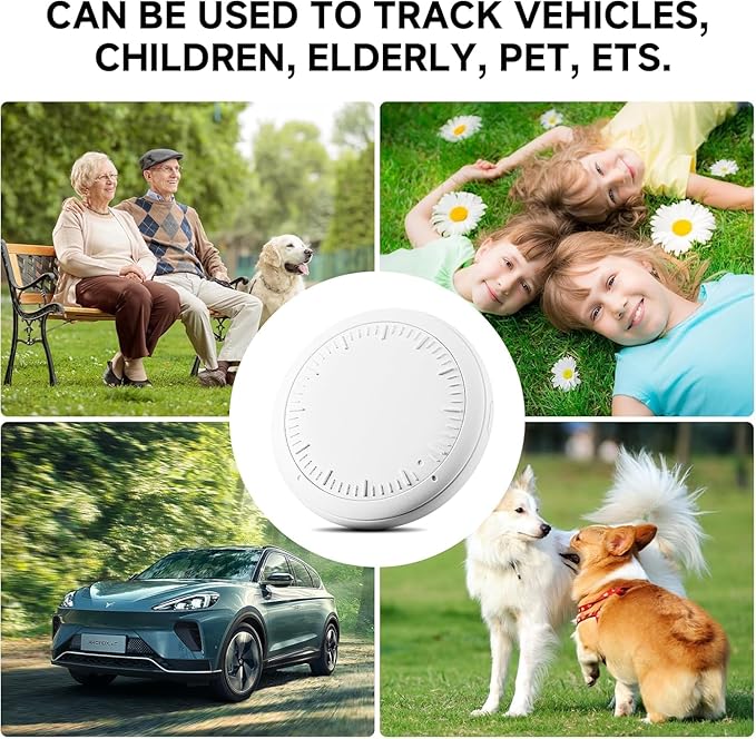 Mini GPS Tracker for Vehicles,Car Tracker Device Hidden for Vehicles Work with Find My (iOS Only) GPS Tracking for Vehicles with Magnetic Waterproof Case,No Monthly Fee for Vehi cles,Cars Etc.