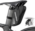 ROCKBROS Bike Seat Bag, Waterproof 0.6L Bike Seat Bag Frame Bag, Lightweight Bike Saddele Bag Top Tube Bag, Bike Accessories for Mountain MTB Road Foldable Bikes