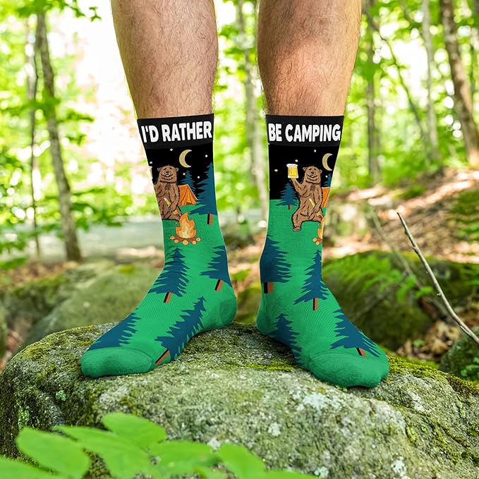 VICRAZY Hiking, Cycling, Camping Socks for Men, Women - Hiking, Bicycle, Camping, Bike Accessories, Stocking Stuffers