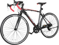700C Wheel Road Commuter Bike, 14 Speed Shifter, Dual Disc Brakes Racing Bicycle with Light Aluminum Alloy Frame for Adult Men and Women