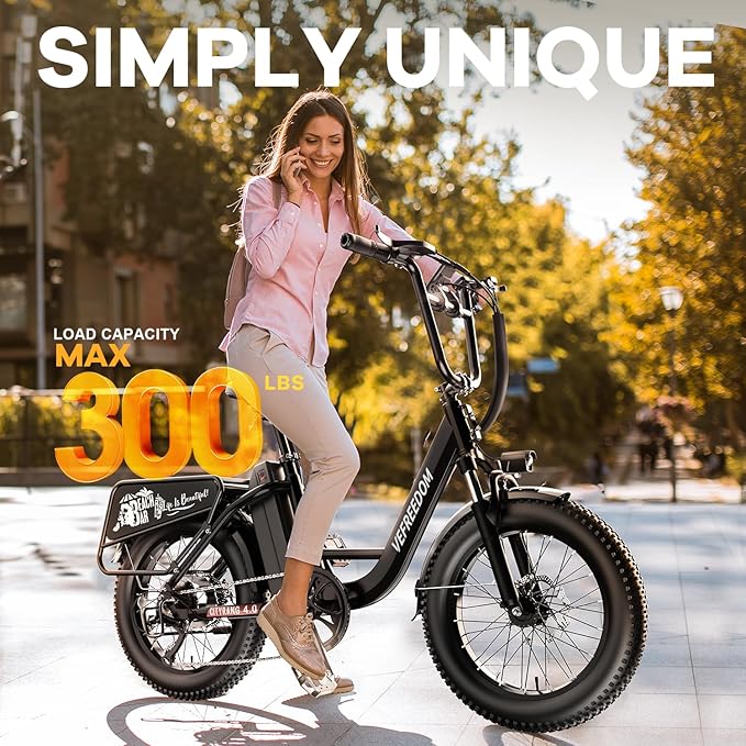 1500W Motor Electric Bike for Adults 80 Miles 30MPH Ebike 20" x 4 Fat Tire 48V 20Ah Removable Battery Mountain E Bike Commuter Front Suspension Bicycles Men Women