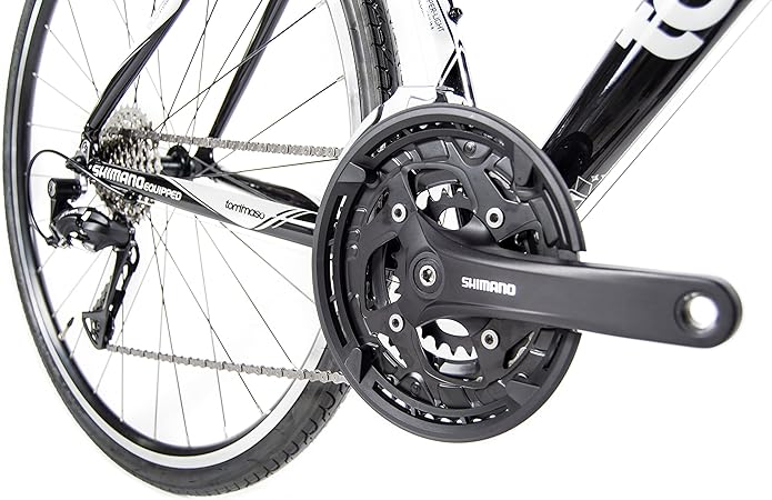 Tommaso La Forma Aluminum & Carbon Mens Hybrid Bike Women Road Bicycle Adult Bikes Womens