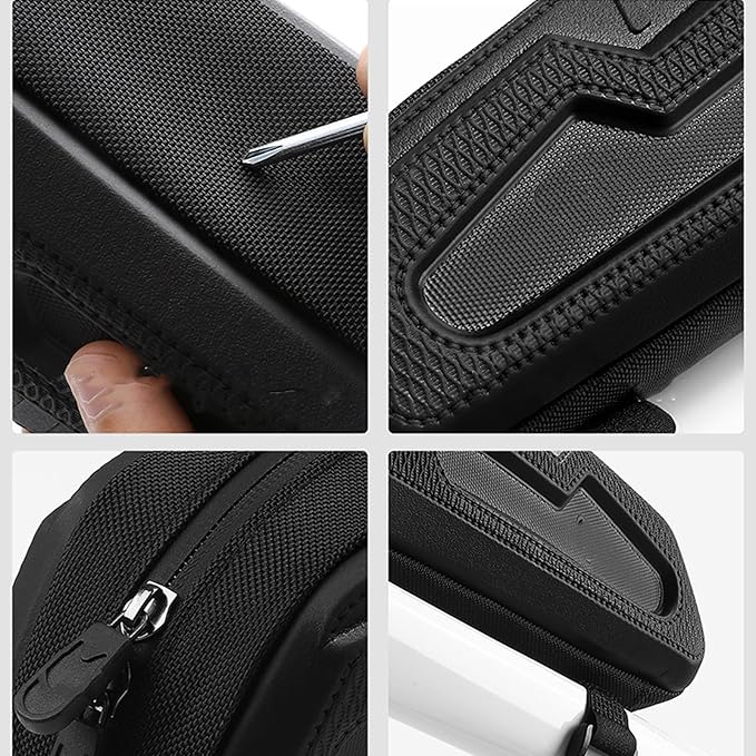 Road Bikes Front Frame Bag Bicycles Top Tube Pouches Storage Bag Cyclings Tool Front Saddles Bags for Mountain Bike - Green