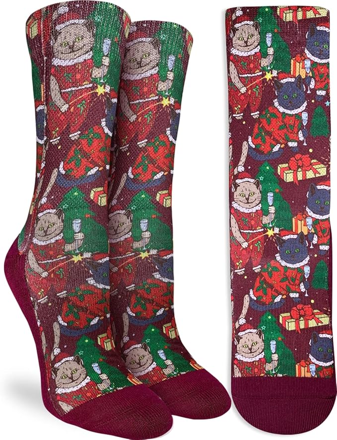 Good Luck Sock Novelty Crew Socks for Adults - For Men, Women and Teens