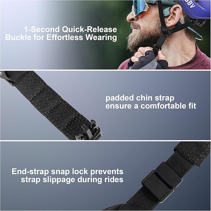 Adult Bike Helmet for Men/Women with Helmet Bag 2 Removable Moisture-Wicking Liners Adjustable Dial Comfort Fit Lightweight Shockproof CPSC 1203 Safety Certified for Road-Ready/Urban-Commute/MTB
