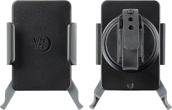 Nite Ize Squeeze Rotating Smartphone Bar Mount, Universal Bike Phone Holder For Bar or Stem, Compatible With MagSafe iPhone 12 Pro Max/Mini/Galaxy/Edge/Google Pixel and more
