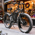 Tuttio Adria26 5000W/6000W Dual-Motor Ebike,40-46MPH Electric- Bike for Adults, 26 * 4" Fat Tire Electric Bicycle, 52V 25AH E-Bike Full Suspension Electric Dirt Bike for Off-Road Mountain Hunting