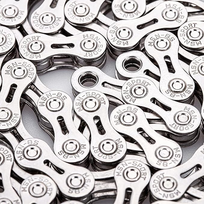 Hycline Bike Chain 6/7/8-Speed,Bicycle Chain 1/2x3/32 Inch,Special Steel for Road Mountain Racing Cycling (116 Links)