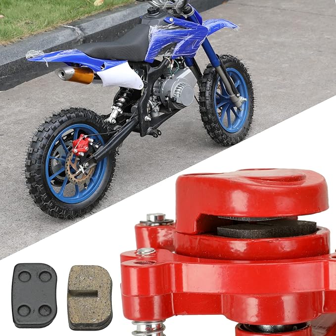 YOXUFA Mini Bike Disc Brake Pads for 79cc 97cc 100cc 105cc Coleman CT100U CC100X Baja Doodle Bug DB30 Motovox MBX10 Monster Moto MMB80 MMB105 49cc 50cc SYX Moto Mototec Pocket Dirt Bike ATV Parts