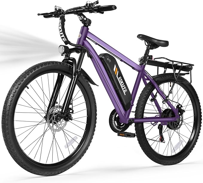 M200 Electric Bike for Adults – 21-Speed Gear 27.5" Mountain E-Bike, 1200W Peak Brushless Motor 28MPH, 48V 10.4Ah&13Ah Removable Battery, Up to 55-65 Miles Range, Step Over Commuter E-MTB, NFC Unlock