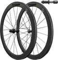 Superteam Carbon Wheelset 700c Rim V Brake 50mm Depth 25mm Width Road Bike Wheels Matte Finish, Tubeless Ready Support for 8-12 Speed Clincher & Tubeless